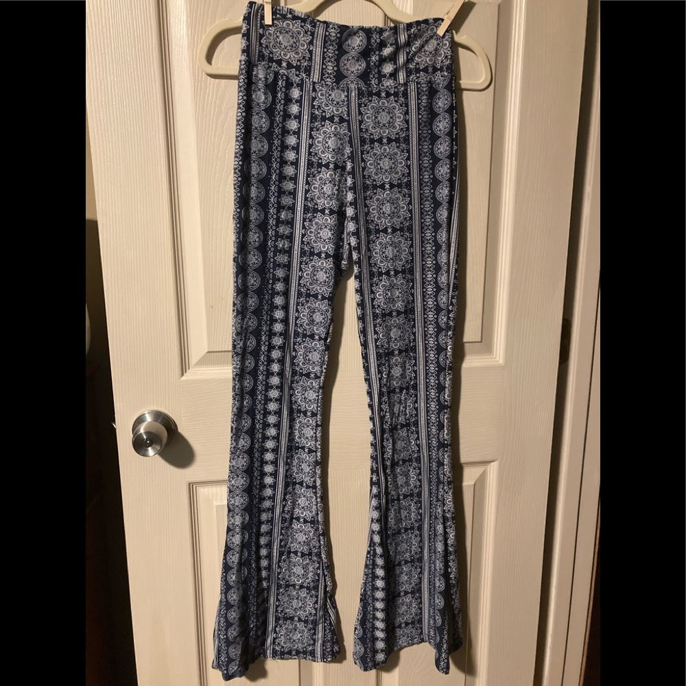 SATINA Palazzo Pants - Buttery Soft High Waisted Flare Pants size small